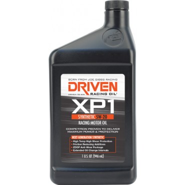 Driven 00006 XP1 5W-20 Synthetic Racing Oil - Click Image to Close