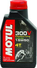 Motul Synthetic-Ester Racing Oil 300V Competition 15W50 - Click Image to Close