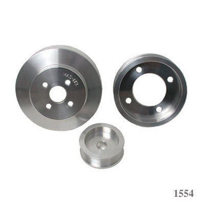 BBK 94-95 Ford Mustang 5.0L 3 PC Underdrive Pulley Kit - Alumin. - Click Image to Close
