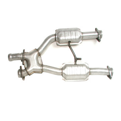 BBK 94-95 Ford Mustang GT 2.5 Inch Short X-Pipe with Converters
