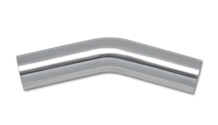 Vibrant 1.5 Inch O.D. Aluminum 30 Degree Bend - Polished