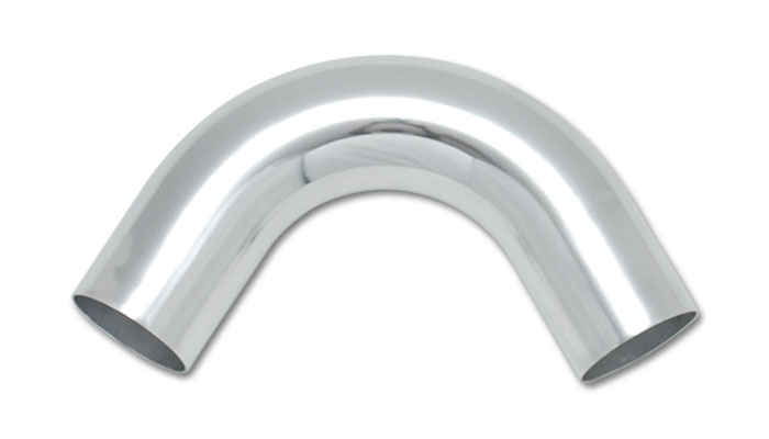 Vibrant 1.5 Inch O.D. Aluminum 120 Degree Bend - Polished - Click Image to Close