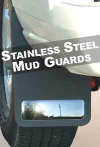 Husky 54291 Stainless Mud Guards - Black - Click Image to Close