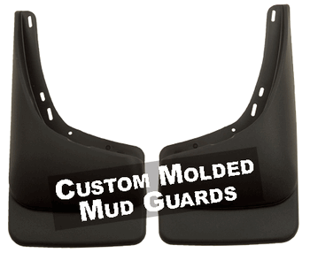 Husky 57361 Rear Mud Guards - Black - Click Image to Close