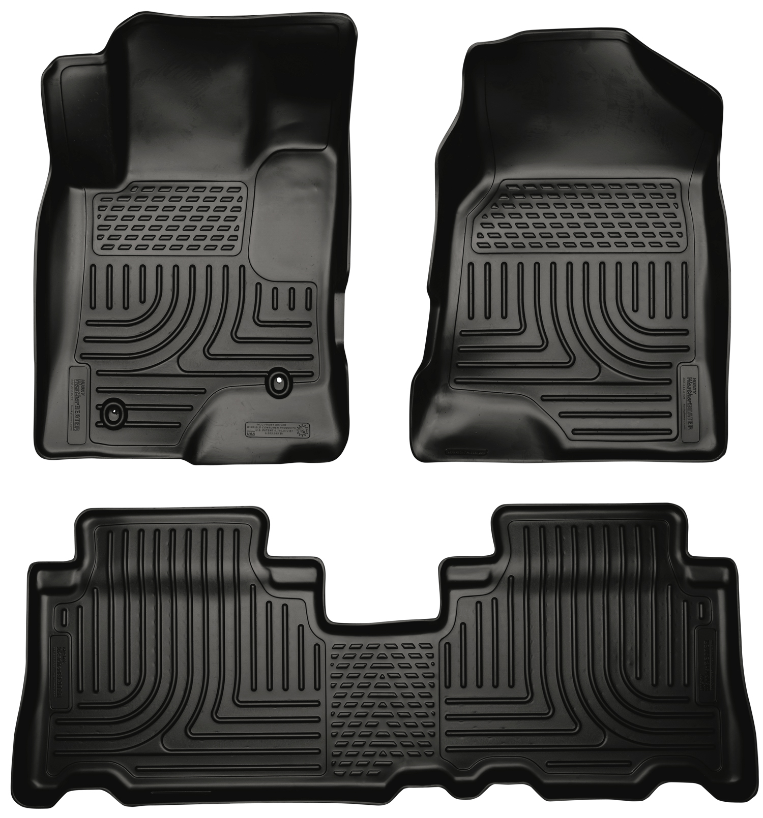Husky Liners 96321 Front 2nd Seat Floor Liners - Click Image to Close