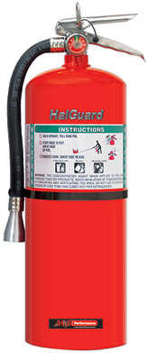 H3R Performance HG1550R Red Clean Agent Fire Extinguisher