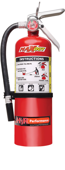 H3R Performance MX500R Dry Chemical Fire Extinguisher - Click Image to Close