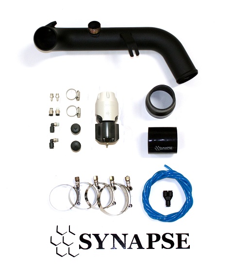 Synapse Synchronic BOV Kit w/ Powder Coated Black Pipe