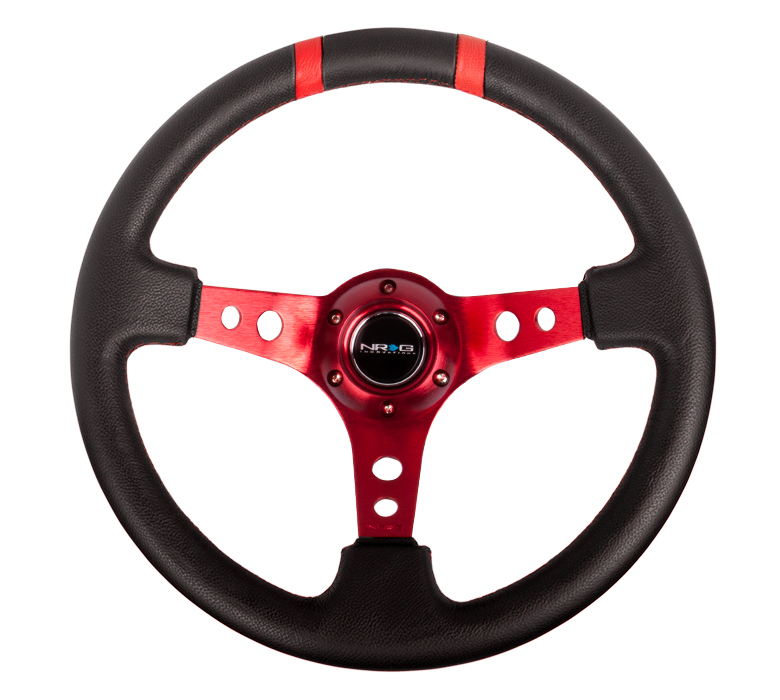 NRG ST-016R-RD Sport Steering Wheel (3\