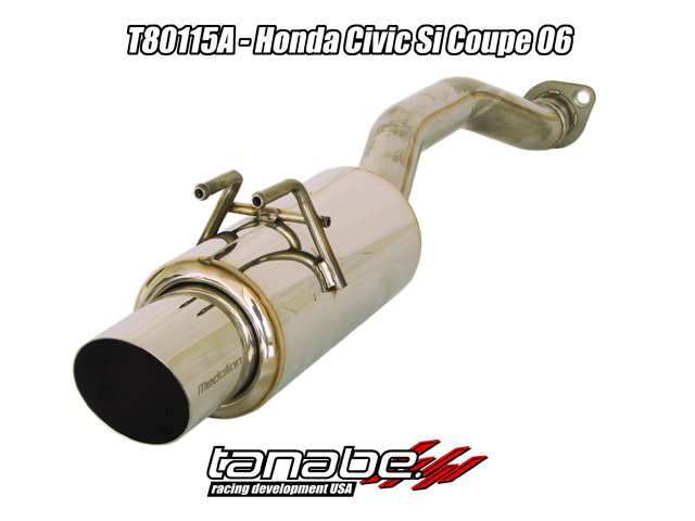 Tanabe Concept G Cat Back Exhaust for 06-11 Honda Civic Coupe Si