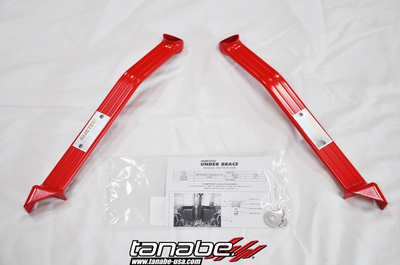 Tanabe Under Brace Chasis for 03-05 Mitsu Lancer EVO8 CT9A- Rear - Click Image to Close