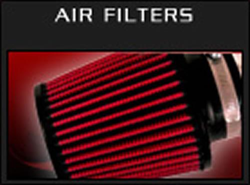 Injen High Performance Air Filter - 2.50 Black Filter 6 Base / 5