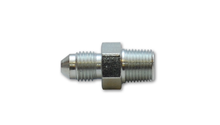 Vibrant -3AN to 1/8" NPT straight adapter fitting - Steel