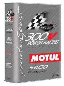 Motul 300V 5w30 100% "Power Racing" (12/C) 2L bottle