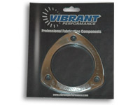 Vibrant 3-Bolt T304 Stainless Steel Exhaust Flange (3.5\