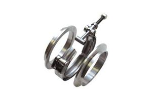 Vibrant Stainless Steel V-Band Flange Assembly for 3.5" O.D - Click Image to Close
