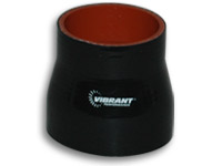 Vibrant 4 Ply Reducer Coupling, 2.75" x 3" x 3" long - Black - Click Image to Close