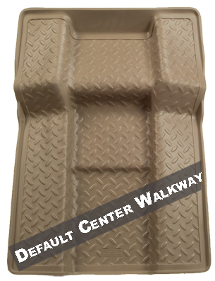 Husky 81423 Walkway Floor Liner - Tan - Click Image to Close