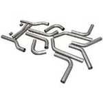 Flowmaster 815936 U-Fit Dual Exhaust Kit 409S - 2.50" - Click Image to Close