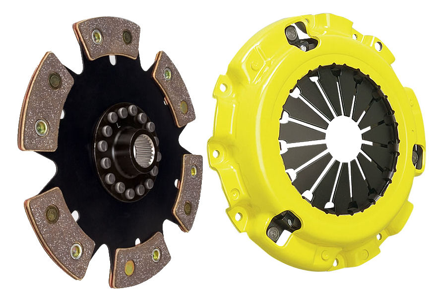 ACT AI2-XTR6 Xtreme Pressure Plate Solid Hub - 6 Pad Disc