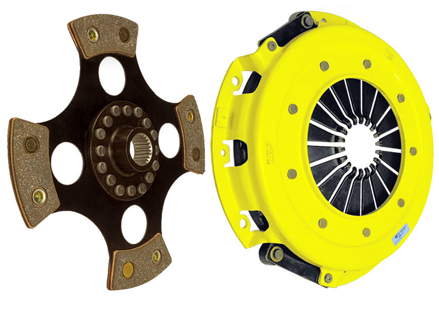 ACT AI2-XXR4 Maxx Xtreme Pressure Plate Solid Hub - 4 Pad Disc