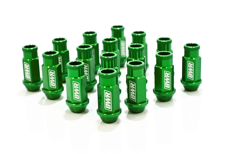 Blackworks Forged Lug Nuts - 12x1.25 Limited Green Set Of 20 Pcs