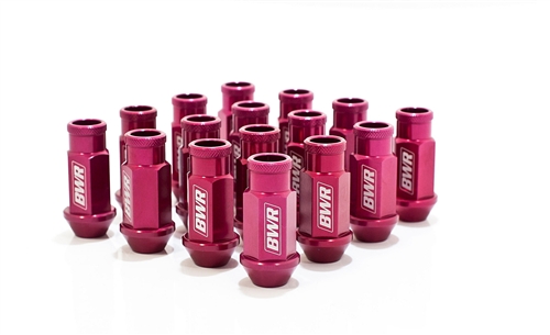 Blackworks Forged Lug Nuts 12x1.5 Pink Set Of 20 Pcs