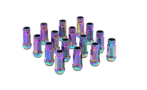 Blackworks 17MM Steel Lug Nuts 12x1.25 Set Of 16 Pcs