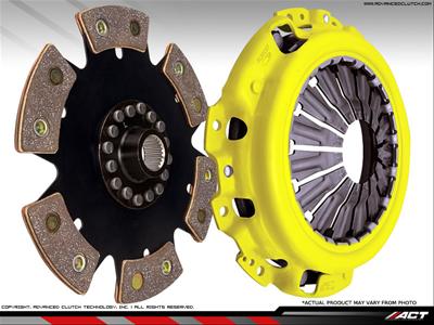 ACT FM7-HDR6 Heavy Duty Pressure Plate Solid Hub 6 Pad Disc