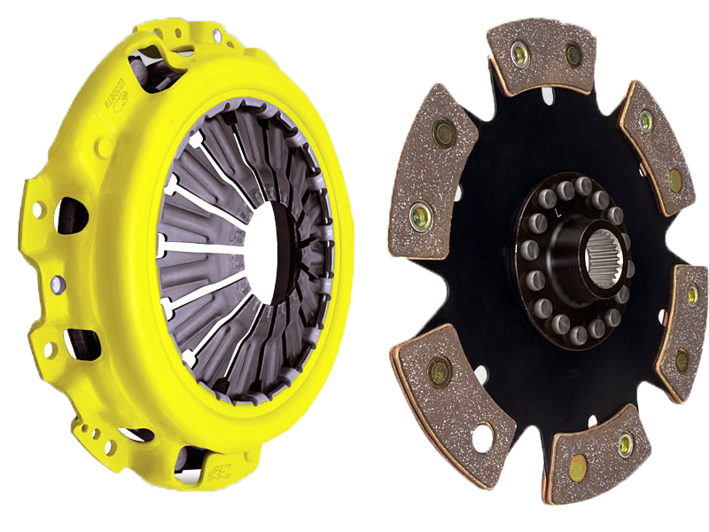 ACT HW3-HDR6 Heavy Duty Pressure Plate Solid Hub 6 Pad Disc