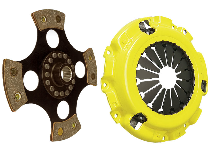 ACT NX1-XTR4 Xtreme Pressure Plate Solid Hub - 4 Pad Disc