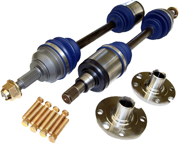 Driveshaft Shop B- Series DOHC w/Cable Clutch 600HP Axle/Hub kit